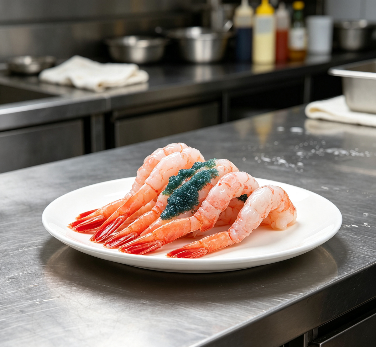 Poached Shrimp