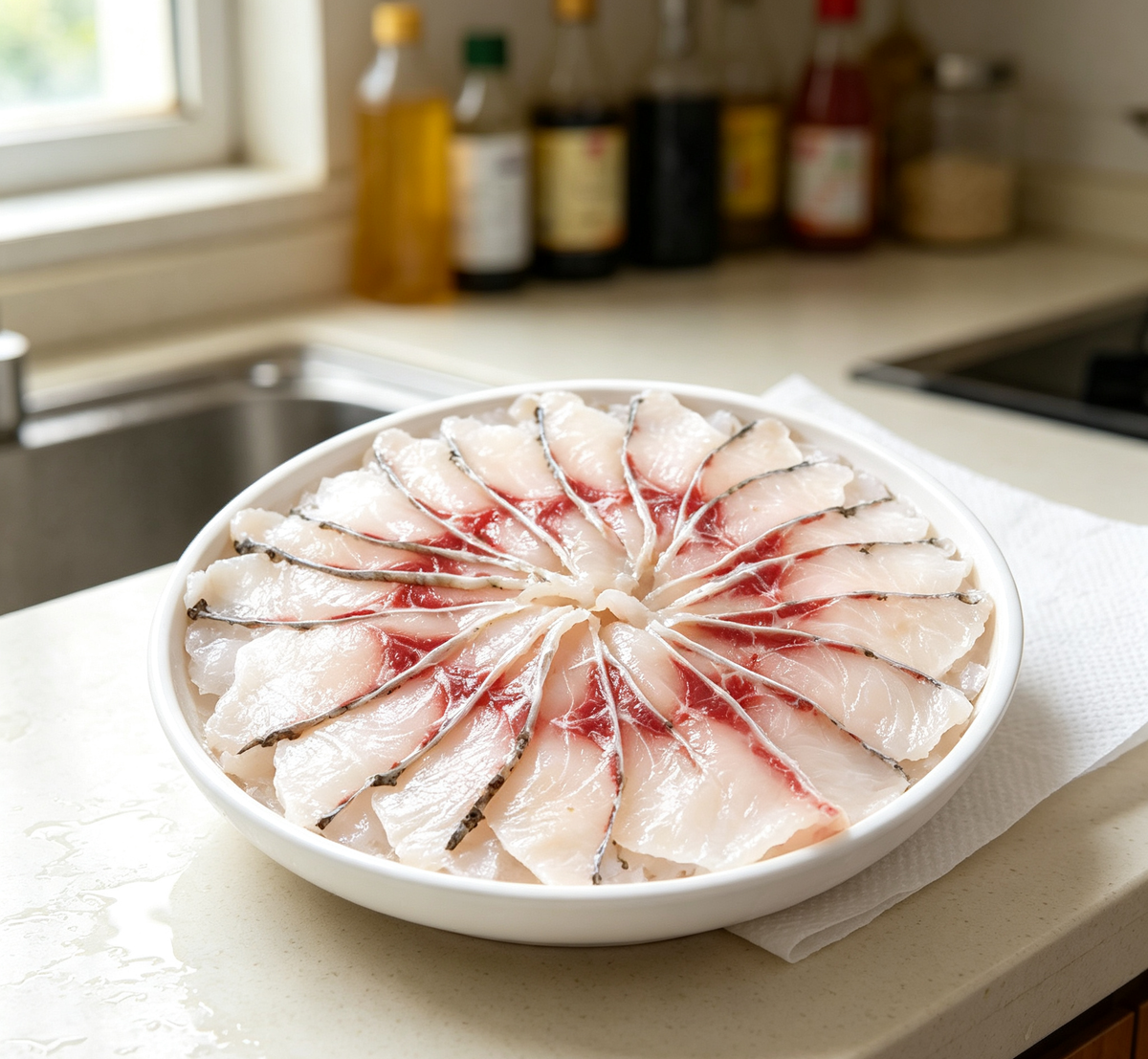 Sashimi-Style Fish Platter
